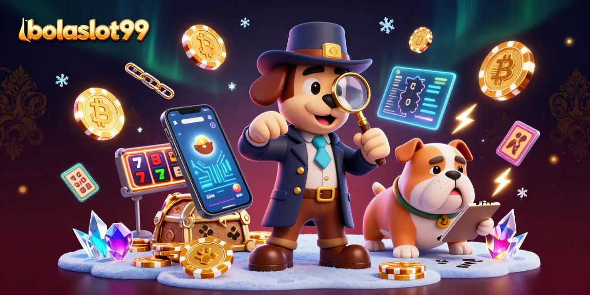 Engage with bolaslot99 as a detective duo uncovers casino treasure in a vibrant slot scene.