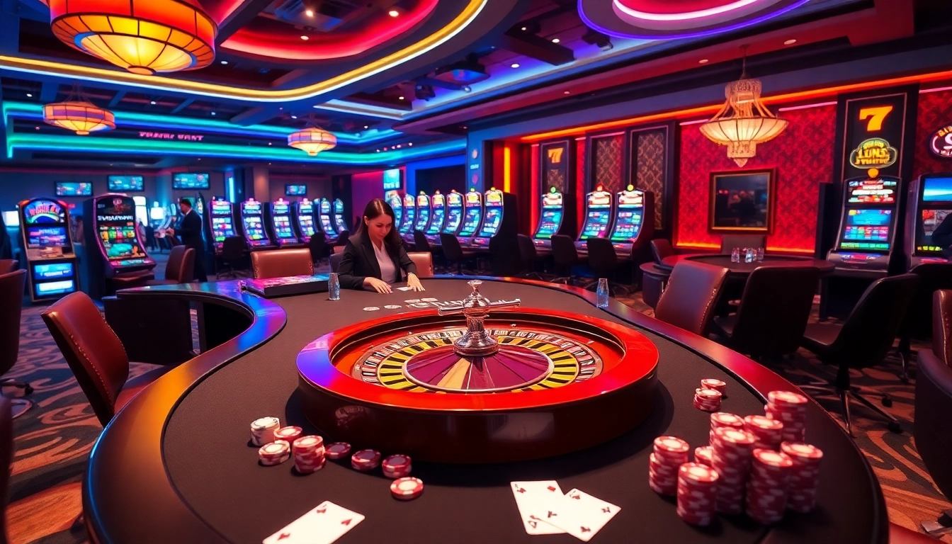 Experience thrilling gameplay at luongson tv with high-stakes poker and vibrant casino action.