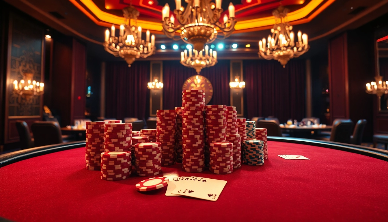 Miko69 menampilkan suasana kasino dengan pemain poker yang gembira.