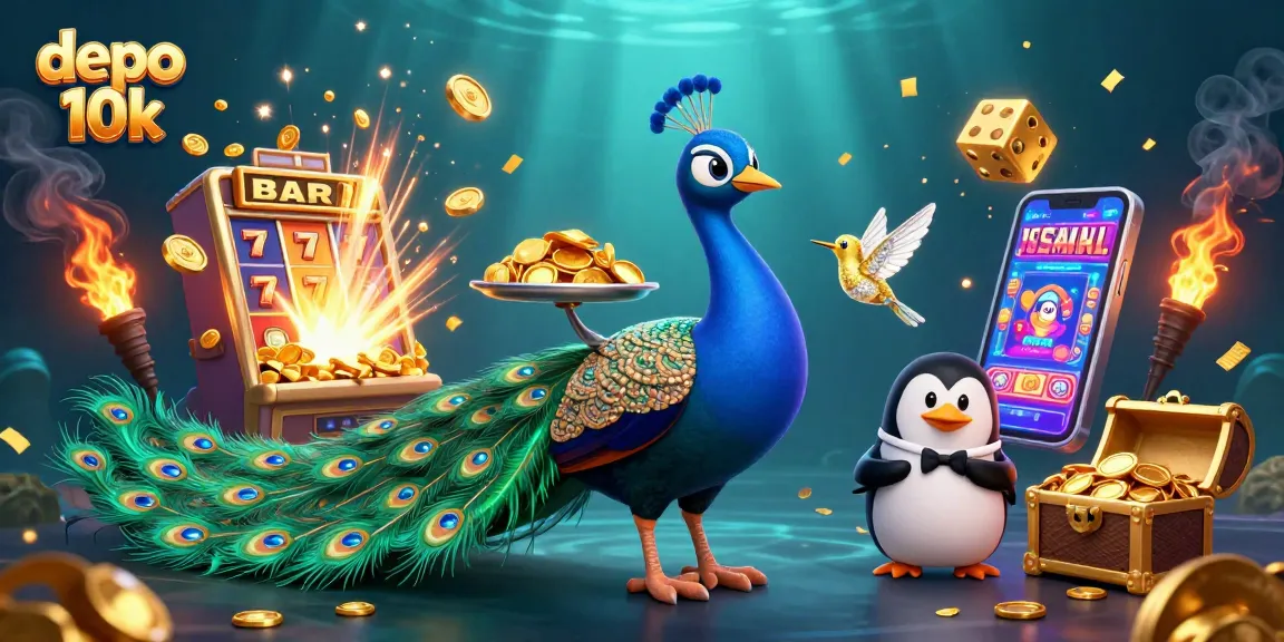 Experience the thrill of aza depo 10k with vibrant casino symbols and jackpot excitement.