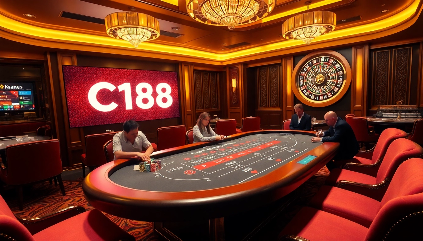 Experience the thrill of winning at C168's luxurious casino tables and exciting gaming areas.