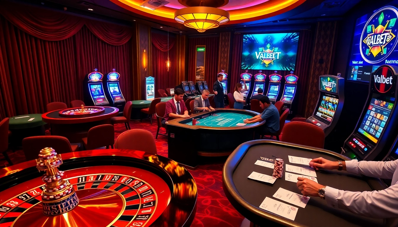 Experience the thrill of Valbet with live casino action and vibrant gaming elements.