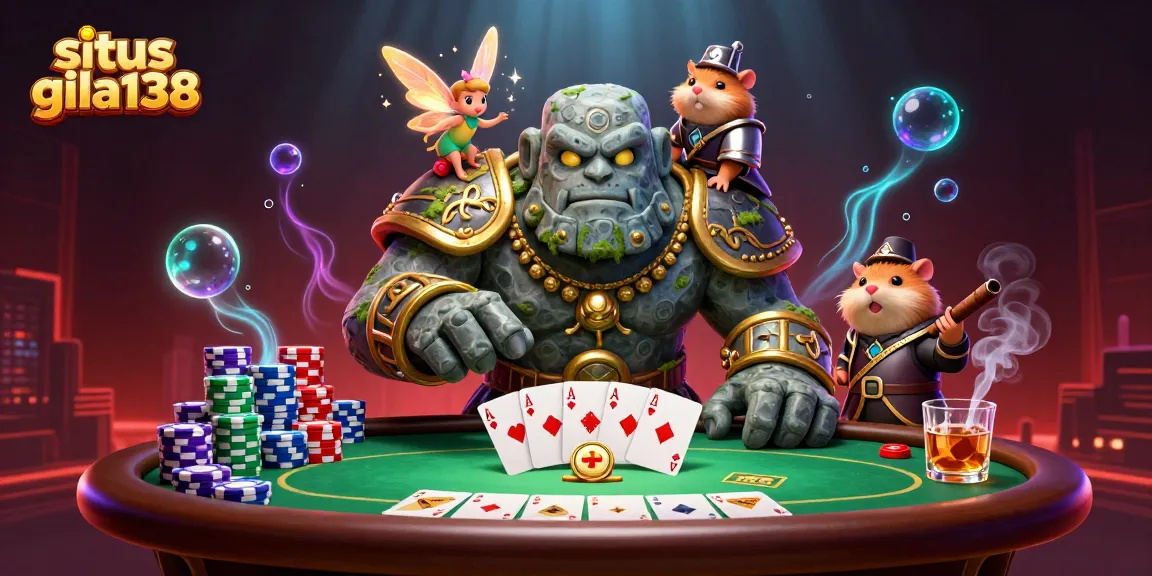 Menggandakan pengalaman bermain di situs gila138 dengan ilustrasi karakter magis dan elemen kasino yang menarik.