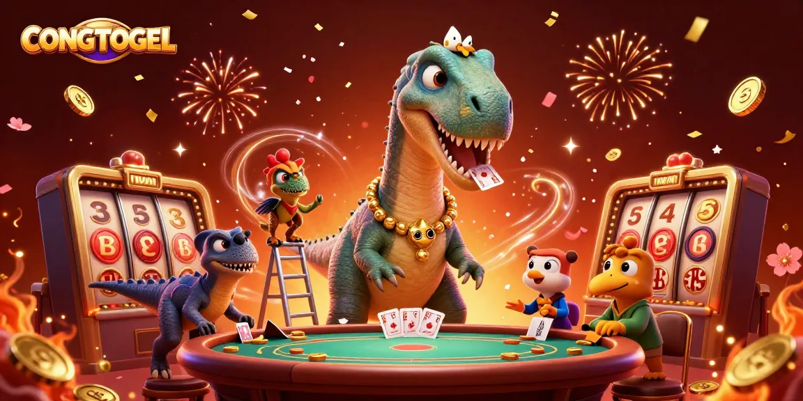 Engage in exciting gameplay at CONGTOGEL with vibrant characters and dynamic casino elements.