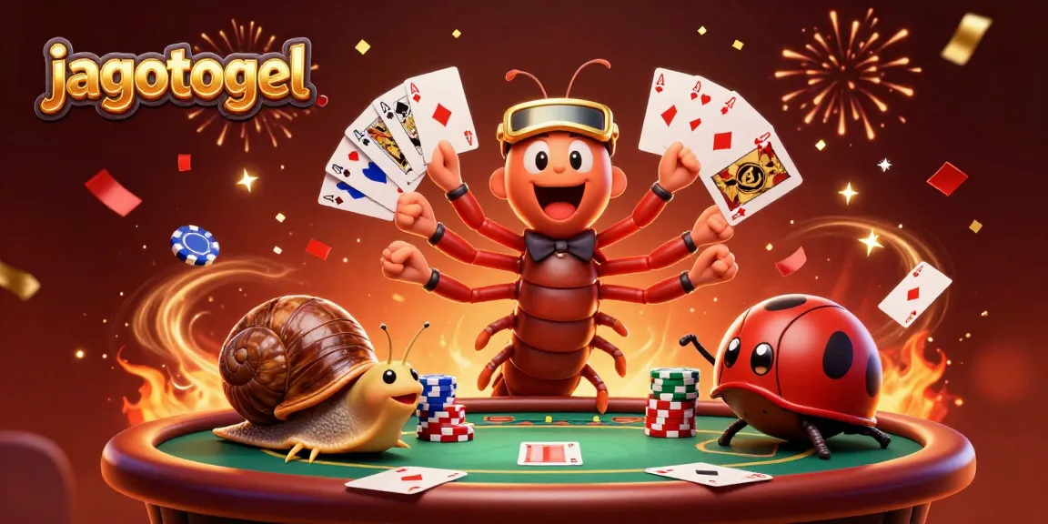 Raih kemenangan besar di jagotogel dengan dealer kartun 3D yang menghibur dan simbol poker berkilauan.