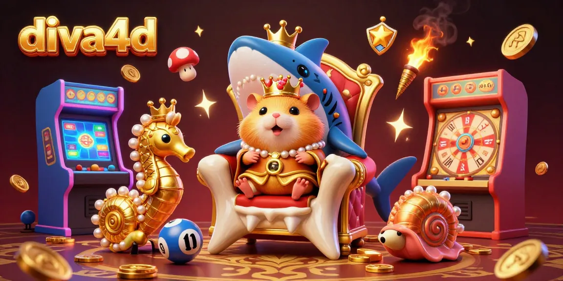 Diva4D menyediakan pengalaman menarik bagi para pemain dengan raja hamster emas dan elemen lotere yang estetis.