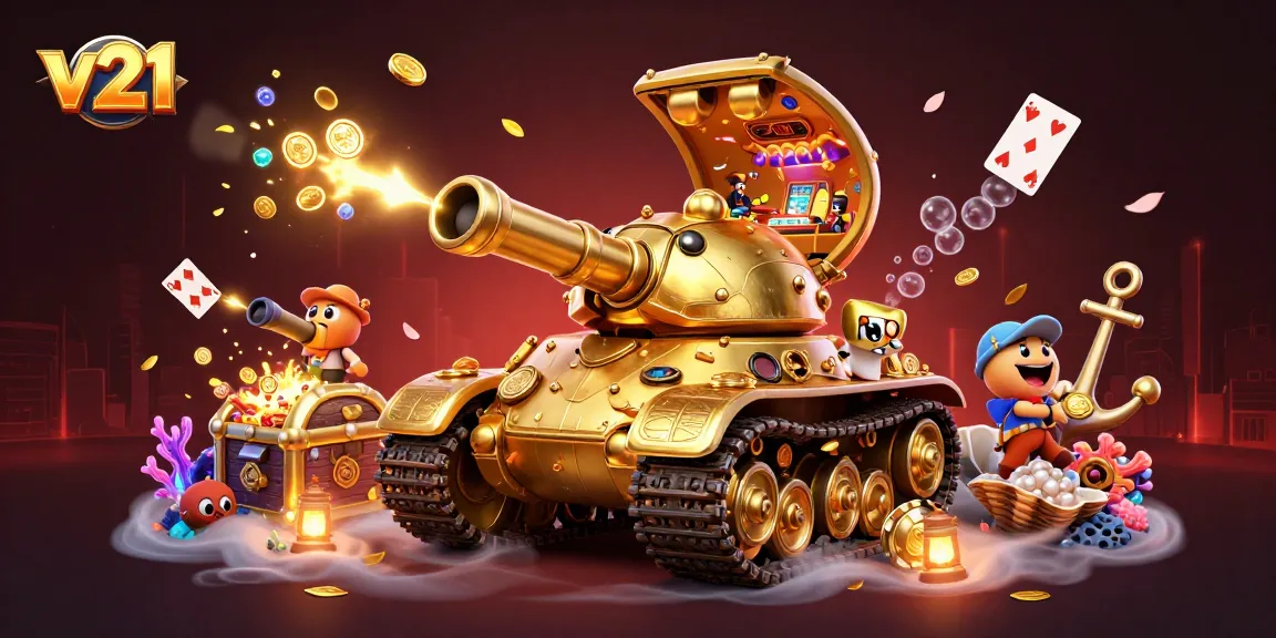 v21 temukan kasino mini dalam tank keong emas, kaya desain dan detail!