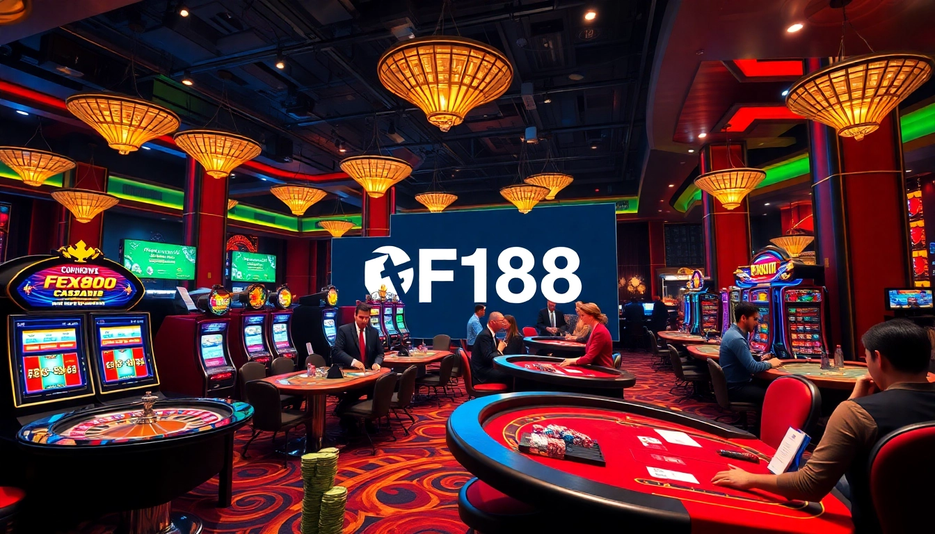 Experience the thrill of F168 with professional dealers and vibrant casino games.