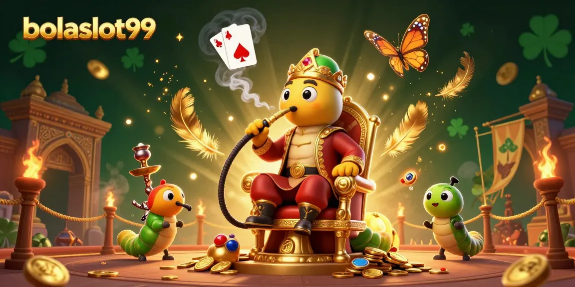 Experience bolaslot99 with a vibrant, interactive atmosphere featuring playful casino elements.