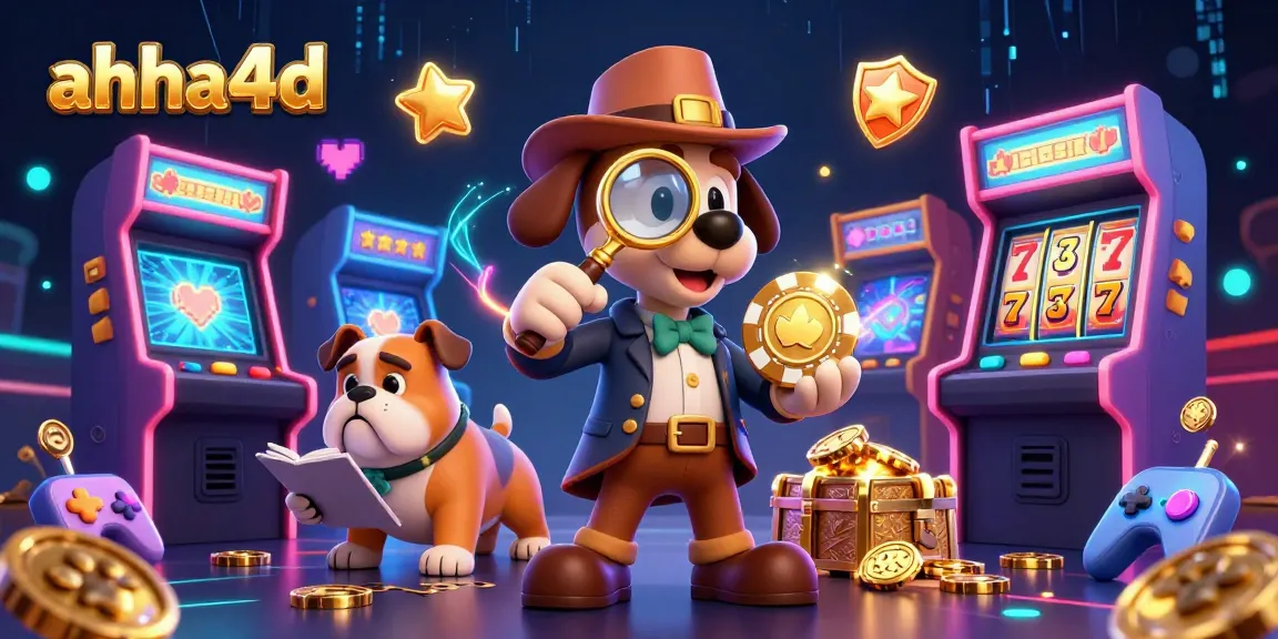 Play with ahha4d as a detective and companions uncovering golden gambling treasures.
