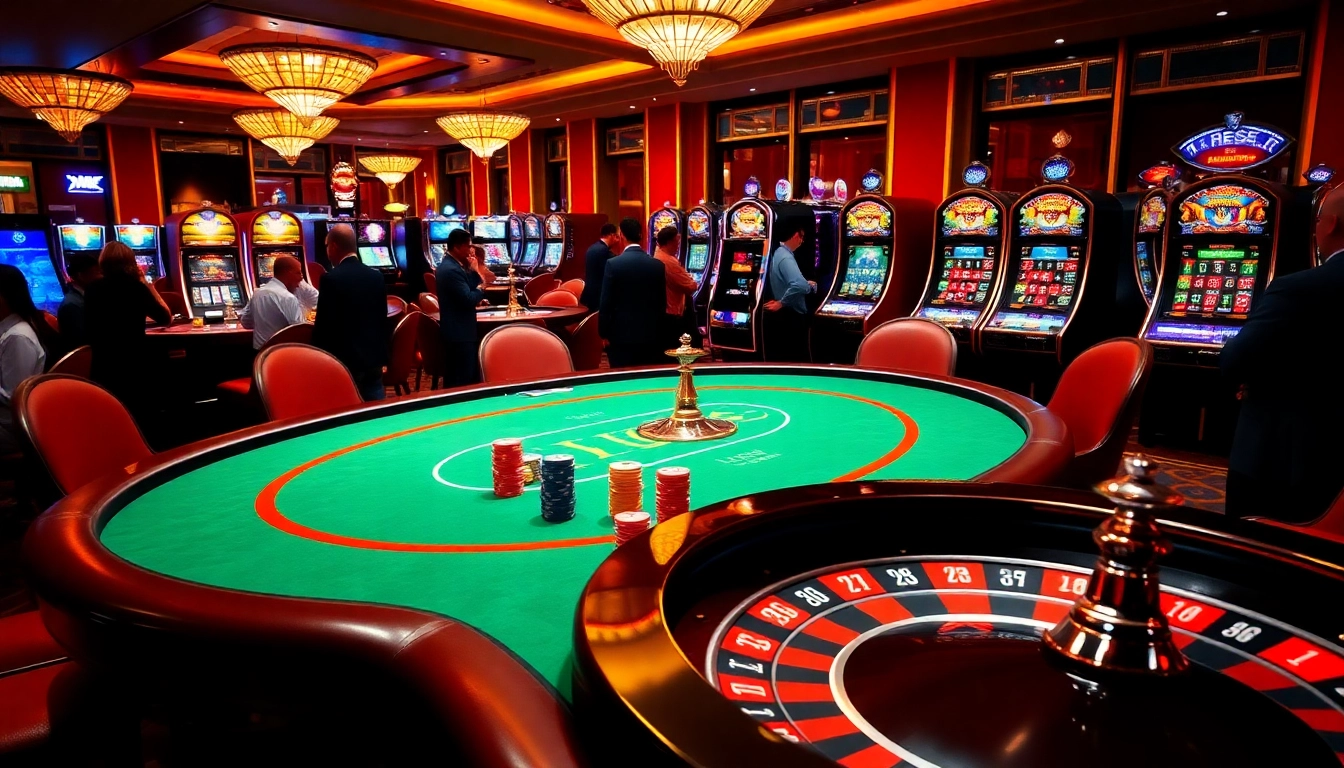 U888 players engaging in thrilling poker action at a luxurious casino table.