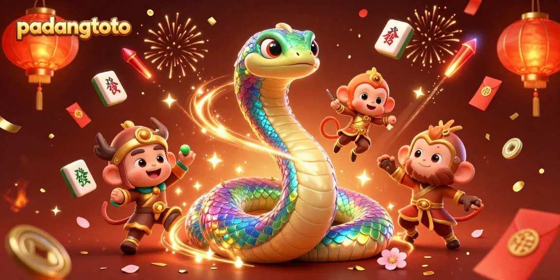 Menangkan permainan di padangtoto sambil berinteraksi dengan naga pelangi dan raja monyet dalam ilustrasi kasino 3D yang meriah.
