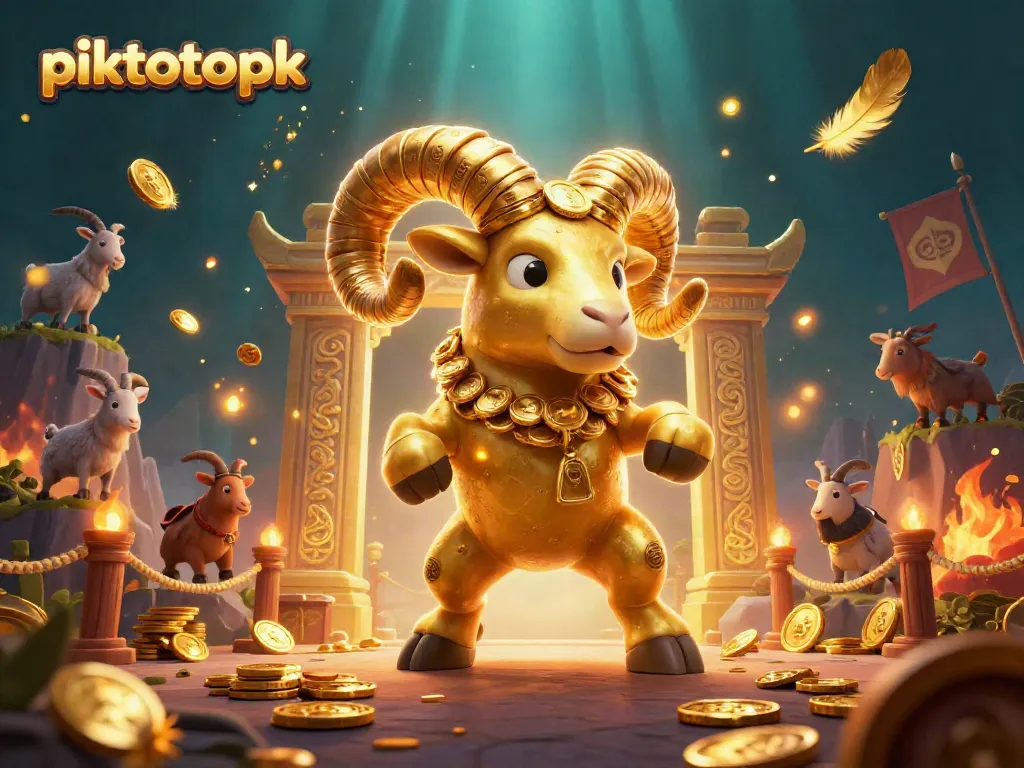 Experience piktotoapk actions in a vibrant casino-themed scene, featuring golden elements and dynamic characters.