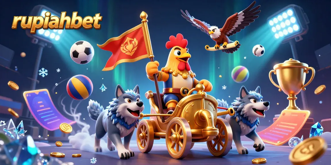 Engage in thrilling gameplay at rupiahbet with dynamic sports betting elements and vibrant characters.