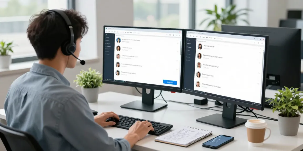 Helpdesk rajaberas88 representative efficiently assisting customers in a modern workspace.
