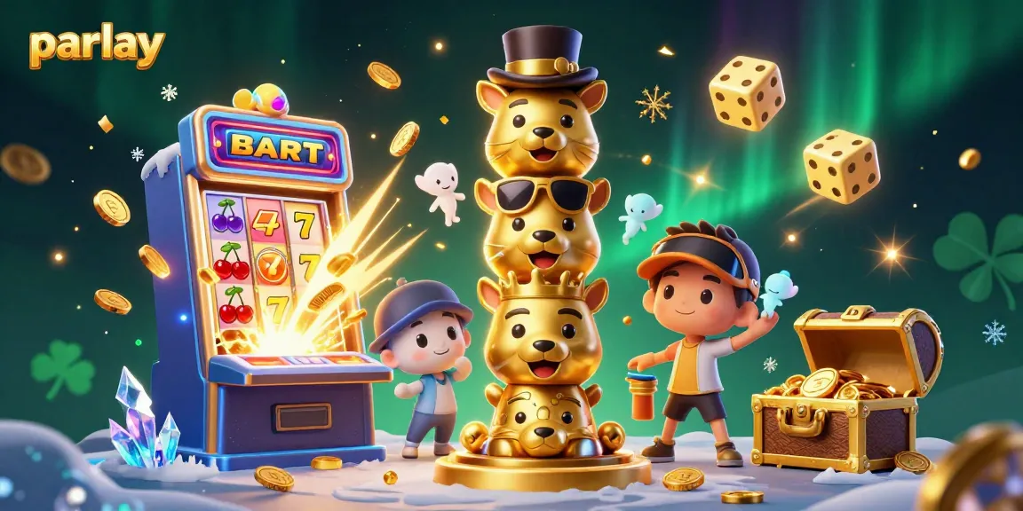 Catch big wins with parlay bets at the casino amid dazzling slot machine excitement.