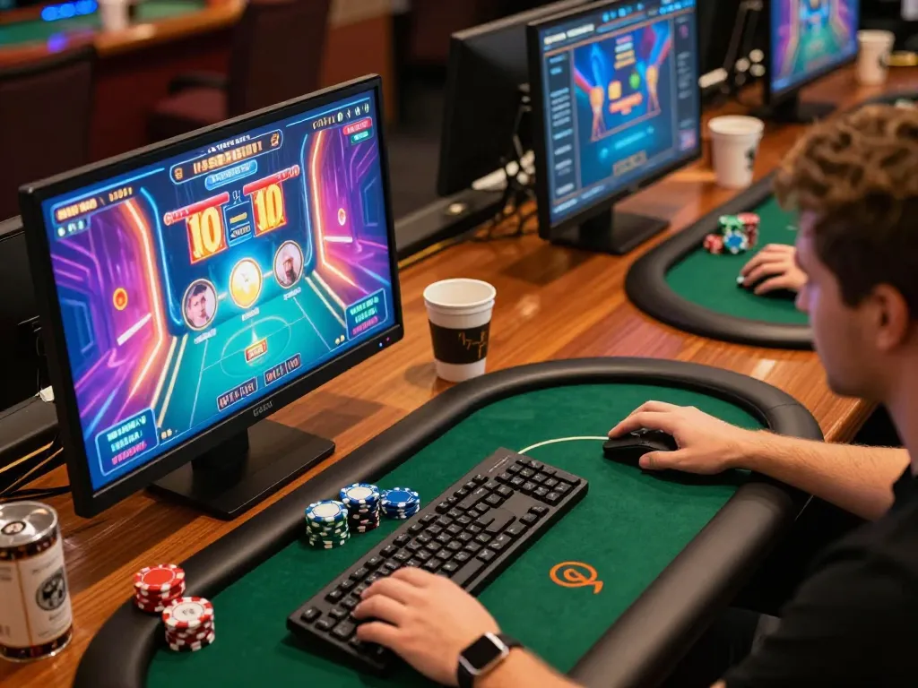MPOID highlights strategic gameplay in a dynamic online poker tournament setup.