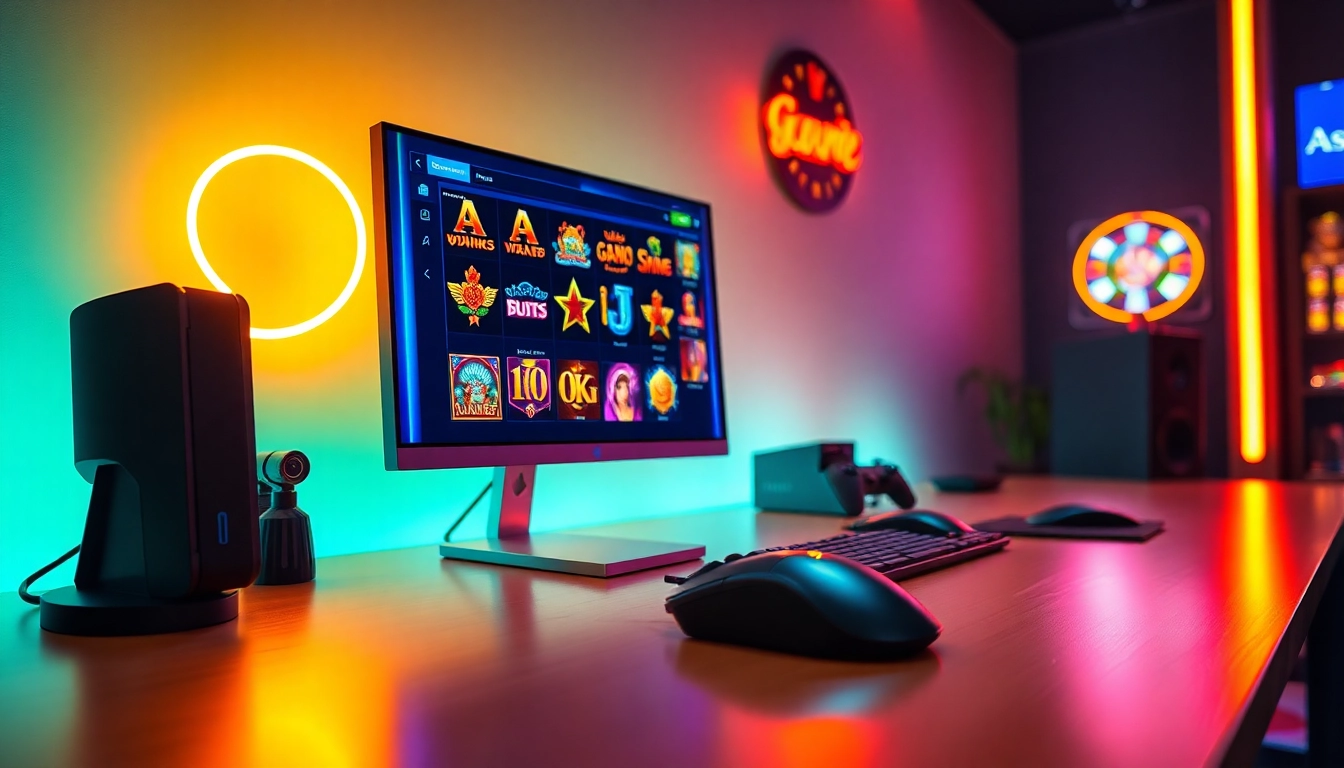 Asupantoto online gaming interface featuring vibrant slot games, showcasing excitement and trust.