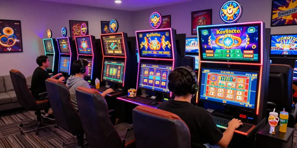 Pemain Kediritoto online dengan berbagai permainan kasino di layar