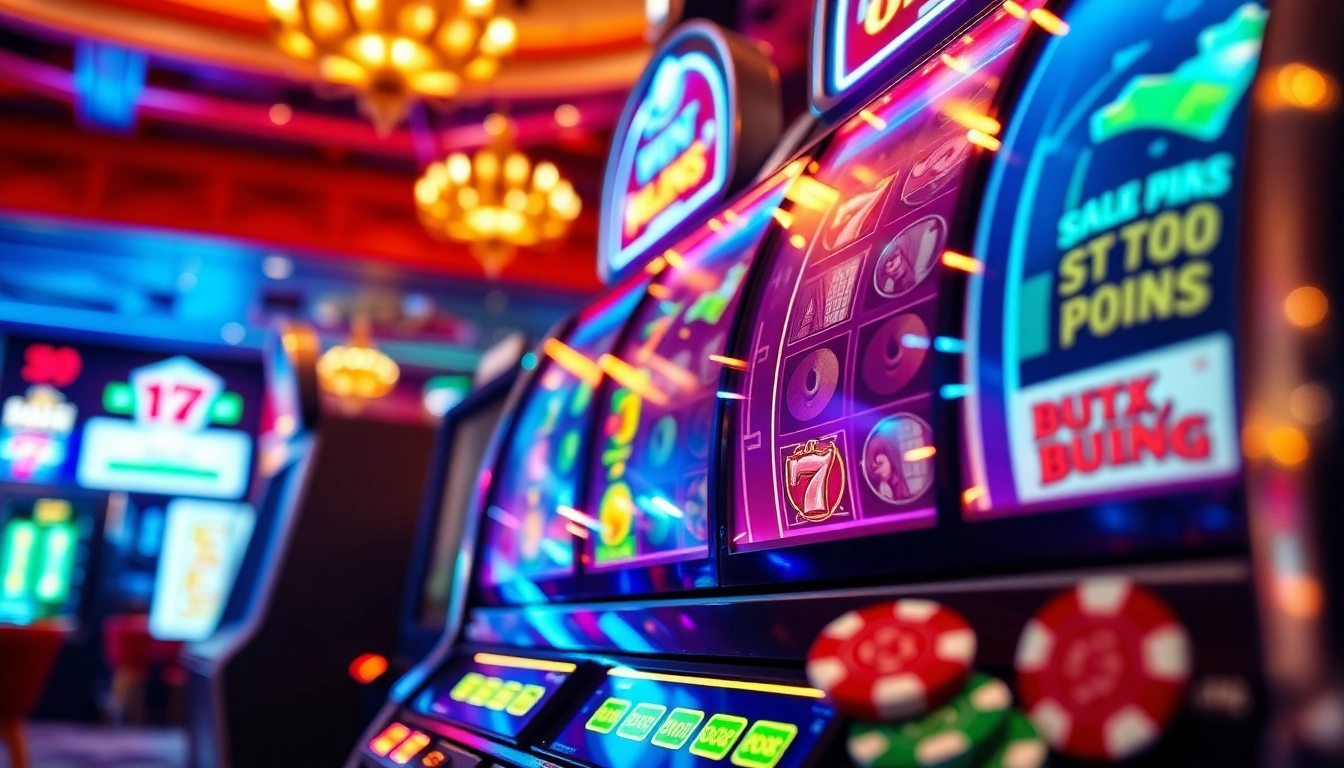 Pengalaman bermain slot di https://emasputihtotorr.com/ dengan mesin berkilauan dan latar belakang kasino yang memukau.