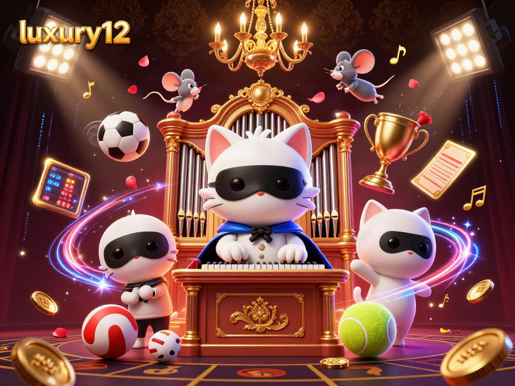 Experience the magic of luxury12 with a vibrant casino scene featuring dynamic games and enchanting characters.