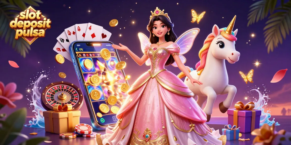 Engage with exciting slot deposit pulsa games featuring vibrant characters and dynamic casino elements.