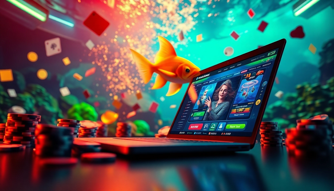Dynamic scene of online gaming at XOCDIA88 featuring immersive graphics and a high-tech interface.