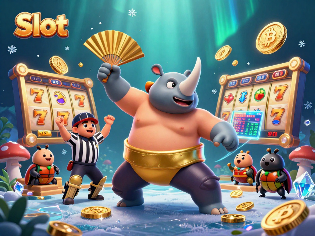 Experience the excitement of Slot gaming as golden coins fly with the champion beetle.