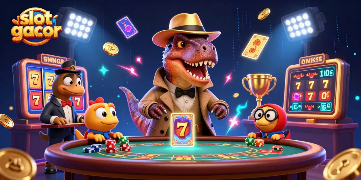 Menangkan slot gacor dengan keberuntungan dari dinosaur kartun di meja blackjack.