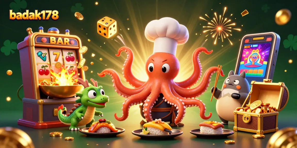 Experience excitement with badak178's latest casino app featuring vibrant characters and dynamic gameplay.