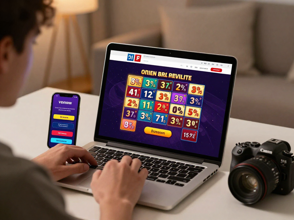 Pengguna mengakses ratutogel link untuk bermain togel online dengan antarmuka digital yang menarik.