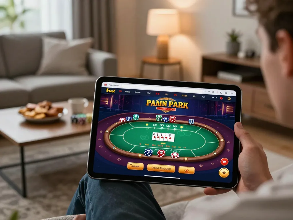 Experience the thrill of poker on LLWIN from the comfort of home with a stylish gaming setup