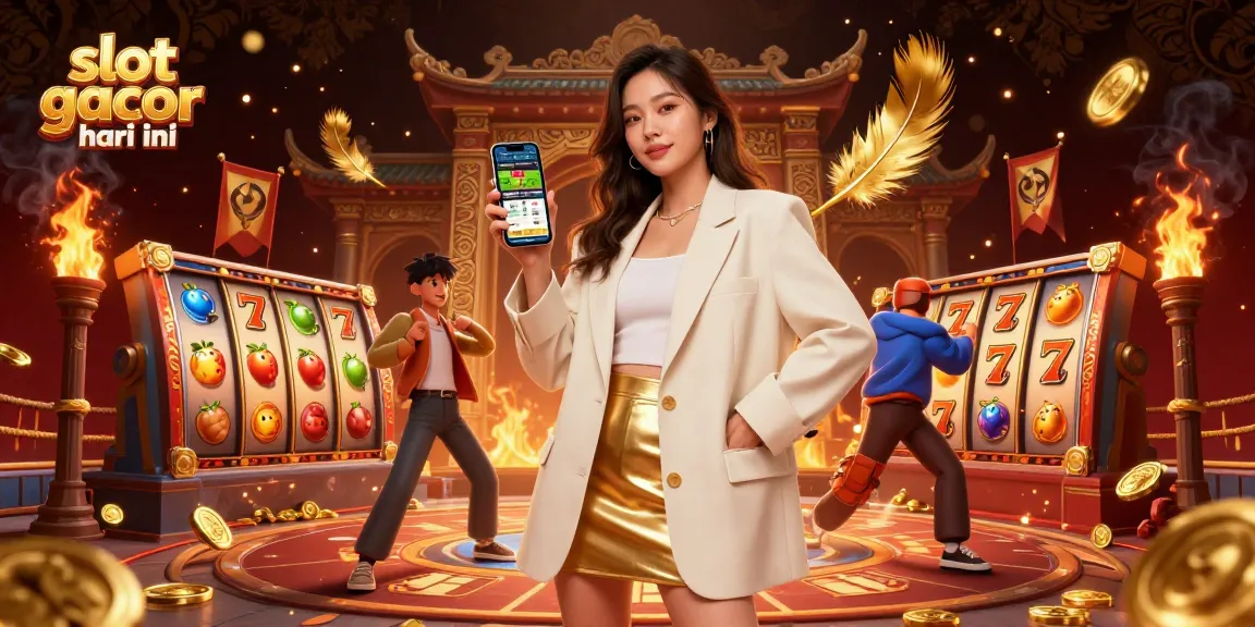 Experience thrilling gameplay with slot gacor hari ini, featuring a vibrant scene from an online casino.