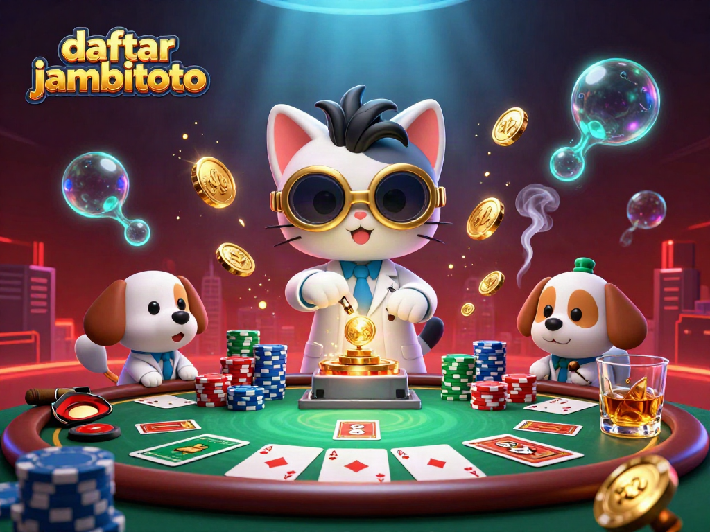 Experience thrilling wins at daftar jambitoto with exciting illustrations of high-stakes gambling creativity.