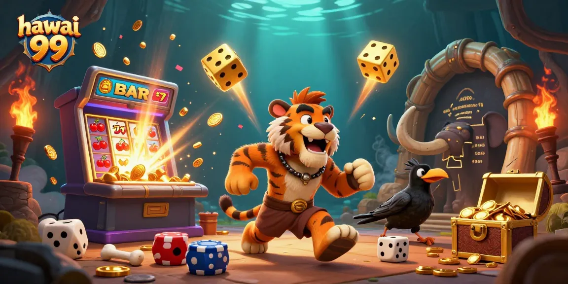 Play exciting slot games at hawai 99 with dynamic casino elements and vibrant visuals.