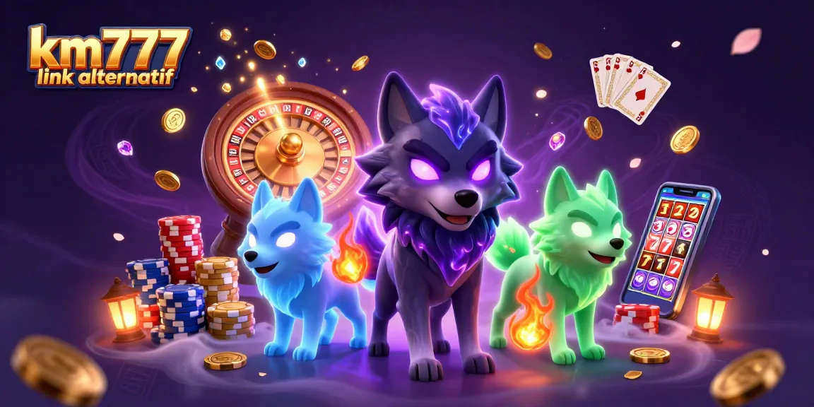 Experience thrilling wins at km777 link alternatif with ghostly wolves and sparkling treasures!