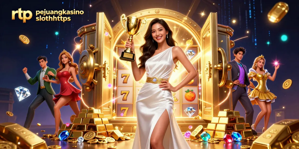 Menang besar dengan rtp pejuangkasino slothttps, menampilkan seorang wanita Asia merayakan kemenangan di kasino mewah.