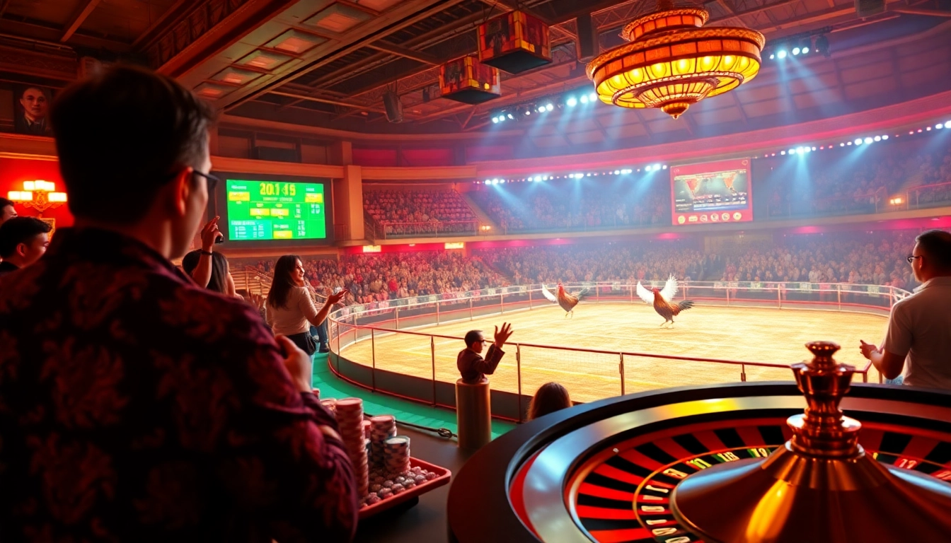 Experience đá gà trực tiếp with immersive action and vibrant betting options in a dynamic virtual arena.