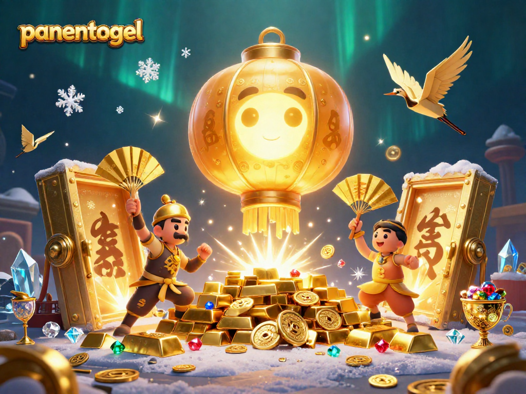 Win big with panentogel at the exciting night market casino, featuring golden lantern spirits.
