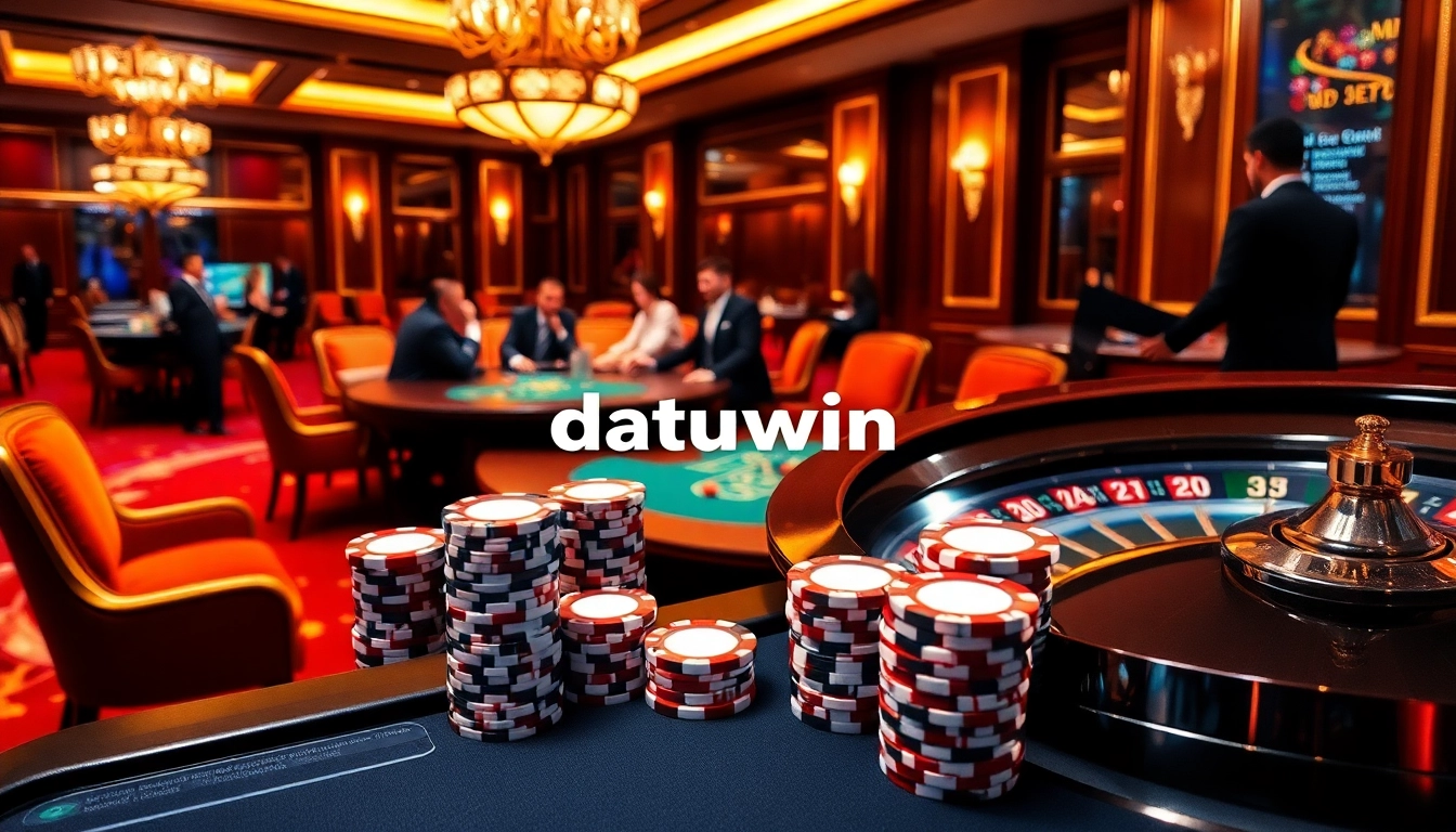 Rasakan sensasi datukwin di meja poker mewah dengan chip berwarna-warni dan roda roulette.