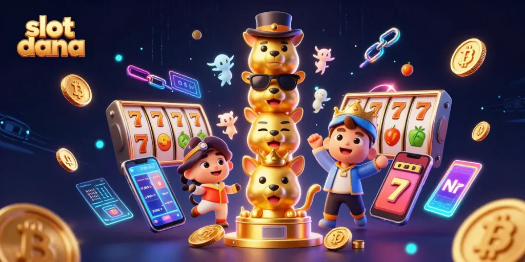 Experience thrilling slot dana gameplay with stunning 3D visuals and vibrant casino elements.